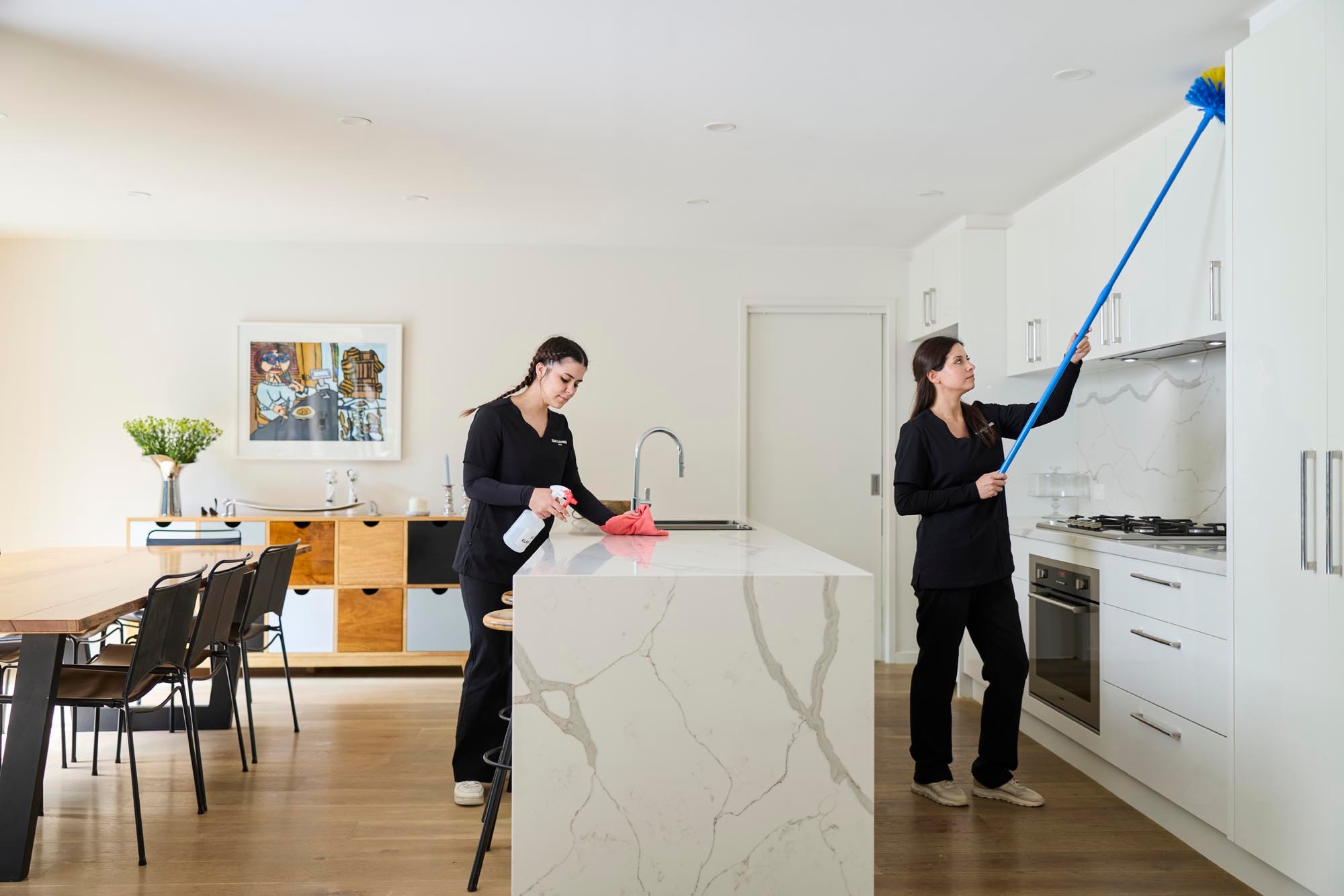 ELM Cleaning team working in Braeside
